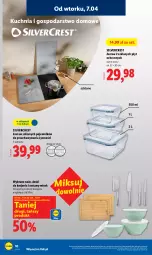 Gazetka promocyjna Lidl - Katalog ważny od 7.04 - Gazetka - ważna od 11.04 do 11.04.2026 - strona 12 - produkty: Silvercrest, Noż, Kuchnia, Pojemnik