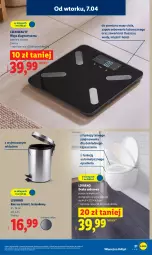 Gazetka promocyjna Lidl - Katalog ważny od 7.04 - Gazetka - ważna od 11.04 do 11.04.2026 - strona 23 - produkty: Ivar, Deska sedesowa, Kosz, Waga