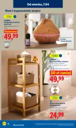 Gazetka promocyjna Lidl - Katalog ważny od 7.04 - Gazetka - ważna od 11.04 do 11.04.2026 - strona 24 - produkty: Ivar, Kosz, Regał, Dyfuzor zapachowy, Olej