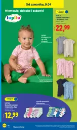 Gazetka promocyjna Lidl - Katalog ważny od 7.04 - Gazetka - ważna od 11.04 do 11.04.2026 - strona 26 - produkty: Sok, Karp, Skarpetki, Pajac, Dzieci
