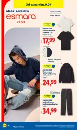 Gazetka promocyjna Lidl - Katalog ważny od 7.04 - Gazetka - ważna od 11.04 do 11.04.2026 - strona 38 - produkty: Sok, Spodnie jeans, Kosz, Dres, Moda, Spodnie, Bluza, Bluza dresowa