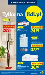 Gazetka promocyjna Lidl - Katalog ważny od 7.04 - Gazetka - ważna od 11.04 do 11.04.2026 - strona 5 - produkty: Mop, Ivar, Kołdra, Pościel, Mop parowy, Vileda, Szyna