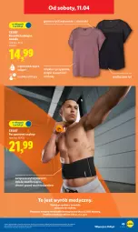 Gazetka promocyjna Lidl - Katalog ważny od 7.04 - Gazetka - ważna od 11.04 do 11.04.2026 - strona 53 - produkty: Por, Kosz, Koszulka, Sport, Koszulka funkcyjna, LG