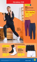Gazetka promocyjna Lidl - Katalog ważny od 7.04 - Gazetka - ważna od 11.04 do 11.04.2026 - strona 55 - produkty: Sok, Ser, Karp, Skarpetki, Dres, Spodnie, Spodnie dresowe, Bokserki