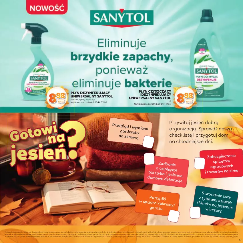 Gazetka promocyjna Stokrotka - Katalog Jesiennie Inspiracje! - ważna 16.10 do 29.10.2025 - strona 37 - produkty: Garaż, Mięso, Owoce, Piec, Por, Rower, Sanytol, Warzywa