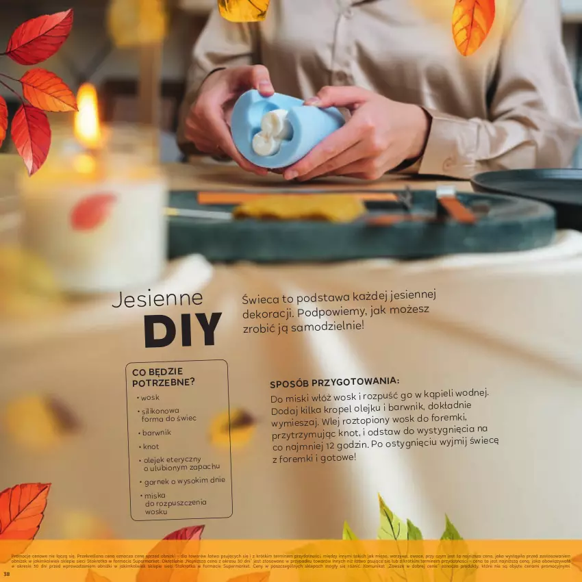 Gazetka promocyjna Stokrotka - Katalog Jesiennie Inspiracje! - ważna 16.10 do 29.10.2025 - strona 38 - produkty: Foremki, Garnek, Mięso, Miska, Olej, Olejek eteryczny, Owoce, Sok, Top, Warzywa