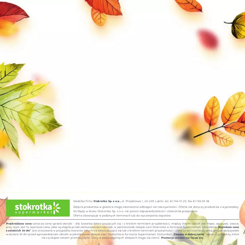 Gazetka promocyjna Stokrotka - Katalog Jesiennie Inspiracje! - ważna 16.10 do 29.10.2025 - strona 40 - produkty: Fa, Mięso, Owoce, Warzywa