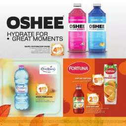 Gazetka promocyjna Stokrotka - Katalog Jesiennie Inspiracje! - Gazetka - ważna od 29.10 do 29.10.2025 - strona 26 - produkty: Warzywa, Sok, Primavera, Fortuna, Napój izotoniczny, Prima, Oshee, Owoce, Woda, Napój, Mięso, Nektar, Magnez
