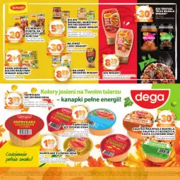 Gazetka promocyjna Stokrotka - Katalog Jesiennie Inspiracje! - Gazetka - ważna od 29.10 do 29.10.2025 - strona 4 - produkty: Piec, Kurczak, Majonez, Sałatka, Warzywa, Sos, Gra, Paprykarz, Makrelą, Papryka, Bulion, Winiary, Dega, Lion, Sałat, Rosół drobiowy, Rosół, Owoce, Paprykarz szczeciński, Sos pieczeniowy, Mięso, Kogut