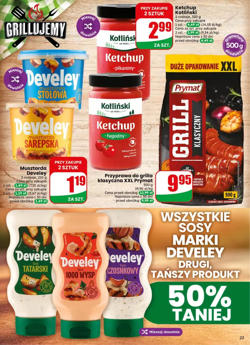 Gazetka promocyjna Dino - Gazetka 34 / 2026 - ważna 19.08 do 25.08.2026 - strona 23 - produkty: Grill, Mus, Musztarda, Prymat