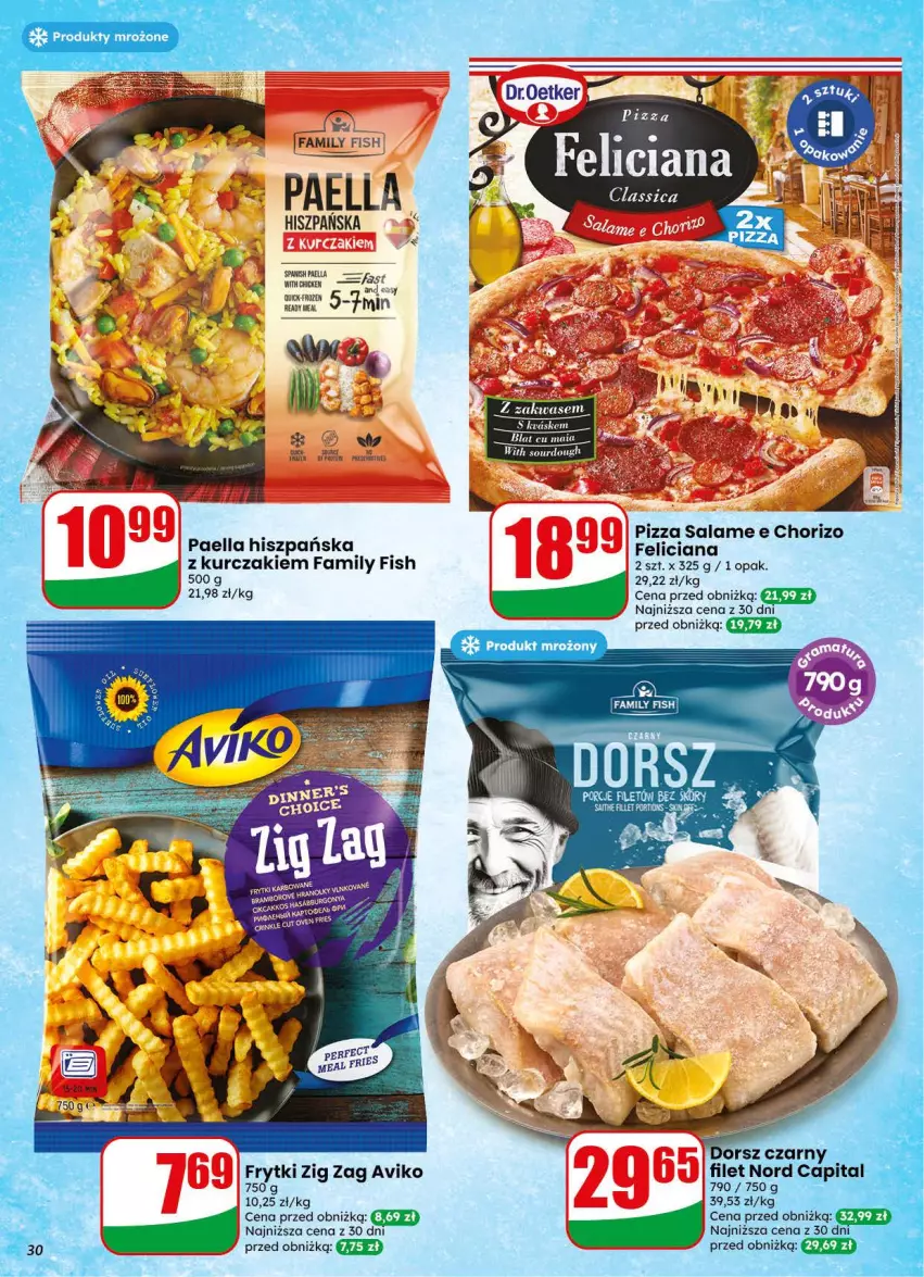 Gazetka promocyjna Dino - Gazetka 34 / 2026 - ważna 19.08 do 25.08.2026 - strona 30 - produkty: Fa, Feliciana, Frozen, Frytki, HP, Kurczak, Pizza