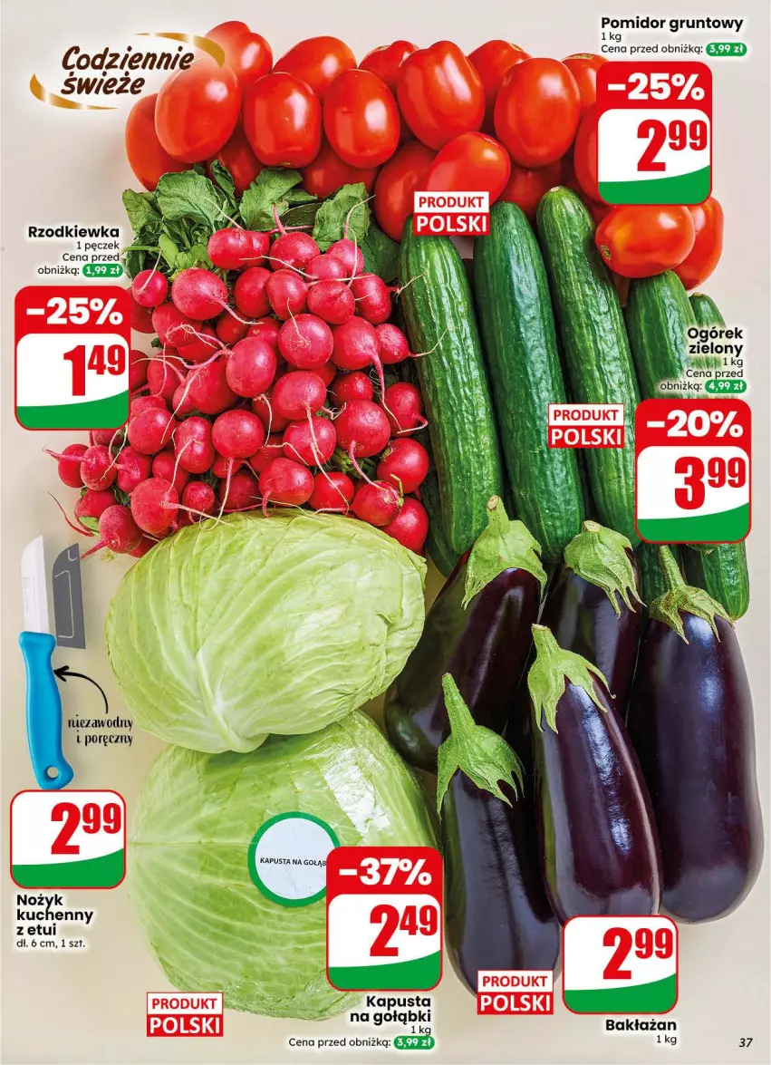 Gazetka promocyjna Dino - Gazetka 34 / 2026 - ważna 19.08 do 25.08.2026 - strona 37 - produkty: Grunt, Noż, Por, Rzodkiewka