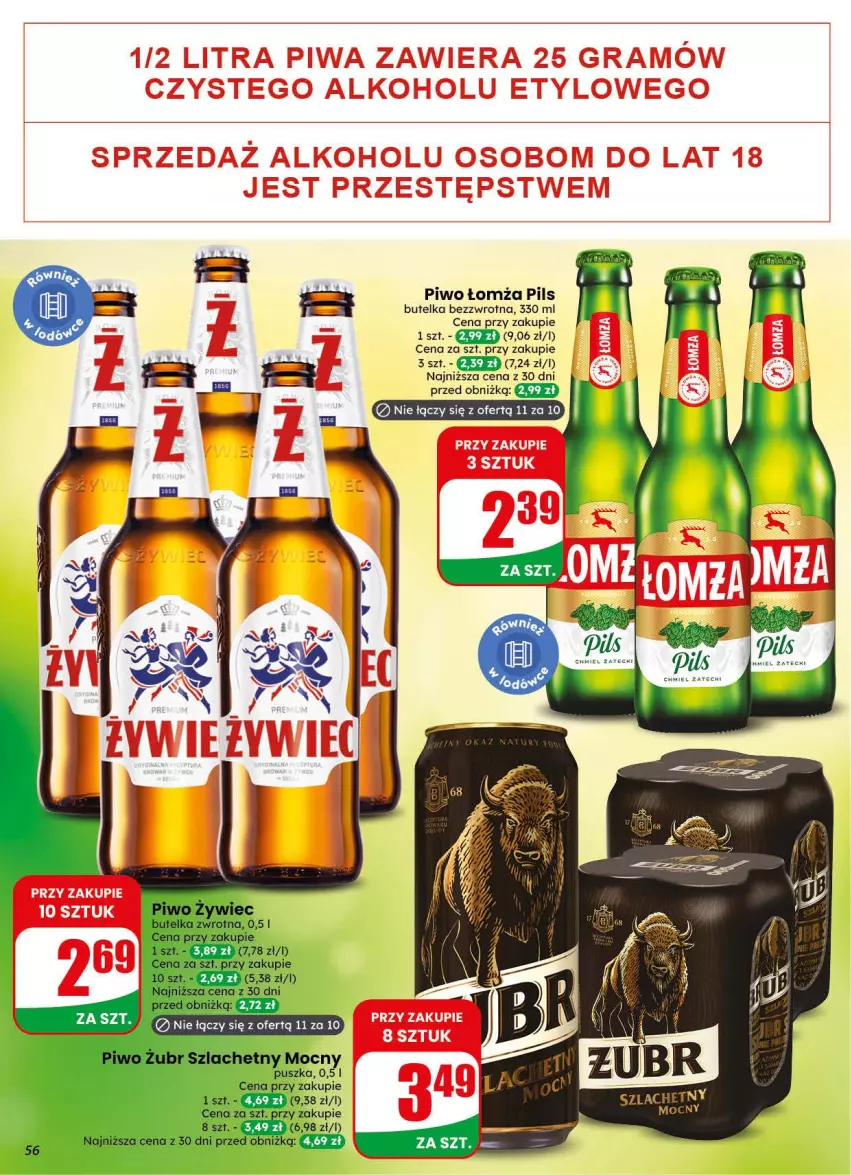 Gazetka promocyjna Dino - Gazetka 34 / 2026 - ważna 19.08 do 25.08.2026 - strona 56 - produkty: Piwo