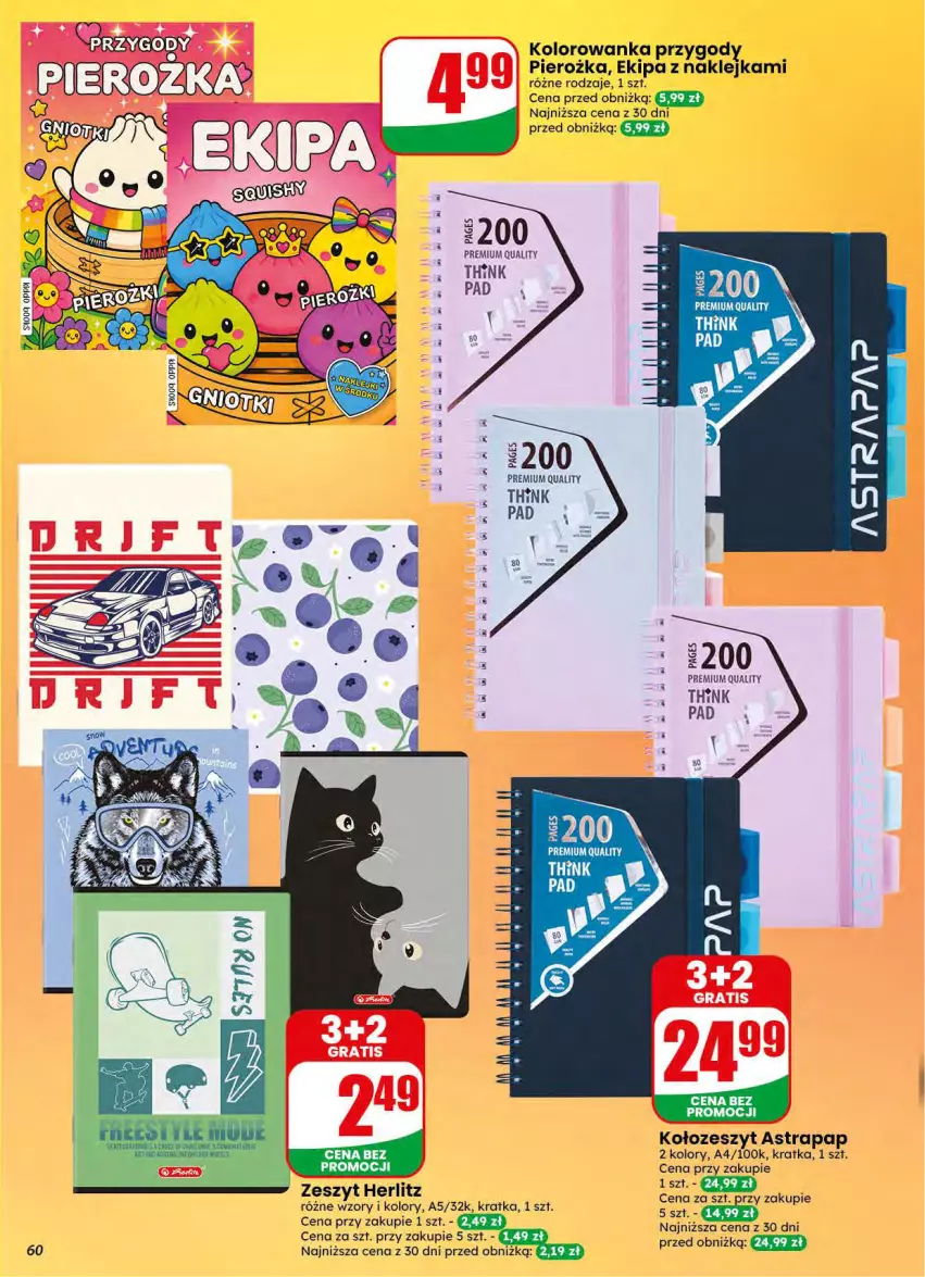 Gazetka promocyjna Dino - Gazetka 34 / 2026 - ważna 19.08 do 25.08.2026 - strona 60 - produkty: Klej, Kolorowanka