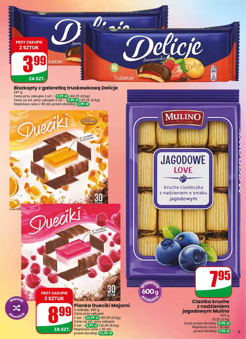 Gazetka promocyjna Dino - Gazetka 34 / 2026 - ważna 19.08 do 25.08.2026 - strona 9 - produkty: Biszkopty, Ciastka, Delicje, Gala