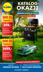 Gazetka promocyjna Lidl - GAZETKA - Gazetka - ważna od 27.04 do 27.04.2025 - strona 1 - produkty: Kuchnia, Kosz, Robot, Moda, Grill, Ogród, Grill gazowy