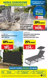 Gazetka promocyjna Lidl - GAZETKA - Gazetka - ważna od 27.04 do 27.04.2025 - strona 17 - produkty: Ivar, Stół, Markiza, Fotel, Stół rozkładany, Meble