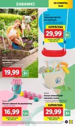 Gazetka promocyjna Lidl - GAZETKA - Gazetka - ważna od 27.04 do 27.04.2025 - strona 33 - produkty: Gra, Huśtawka, Talerz, Dzieci, Zestaw narzędzi, Miotła