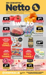 Gazetka promocyjna Netto - Od Czwartku - Gazetka - ważna od 14.02 do 14.02.2026 - strona 1 - produkty: Pączek, Kawa rozpuszczalna, Ser, Papier, Szynka wieprzowa, Proszek do prania, Kawa, Mlekovita, Tera, Szynka, Vizir, Ręcznik, Donut, Jacobs, Kinder, Pomidor malinowy, Mleko