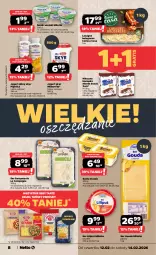 Gazetka promocyjna Netto - Od Czwartku - Gazetka - ważna od 14.02 do 14.02.2026 - strona 8 - produkty: Serek wiejski, Ser, Gra, Piątnica, Rama, Zott, Jogurt, Gorgonzola, Kawa, Mlekovita, Wałek, Serek, Lasagne bolognese, Lasagne, Gouda, Mleczna kanapka, Jogurt pitny, Monte, Mleko