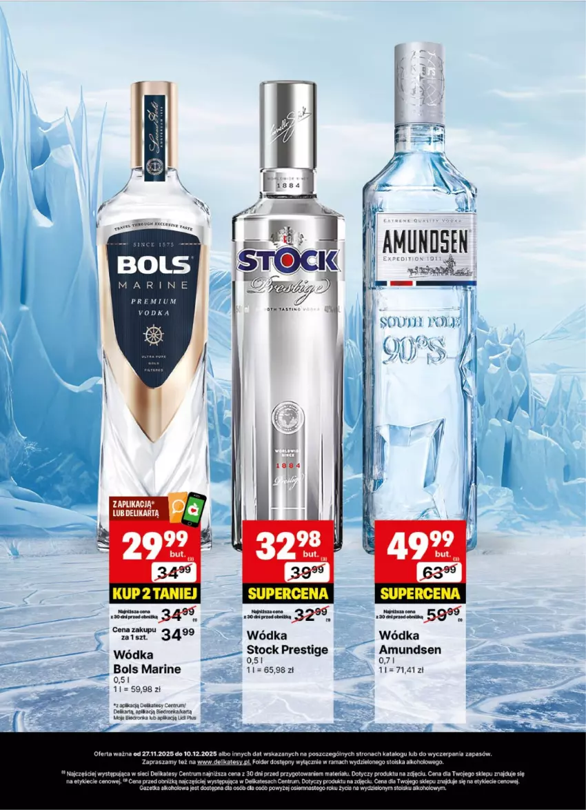 Gazetka promocyjna Delikatesy Centrum - Delibarek DC48-DC49 - ważna 27.11 do 10.12.2025 - strona 14 - produkty: Amundsen, Bols, Rama, Rum, Ser, Stock, Wódka
