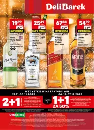 Gazetka promocyjna Delikatesy Centrum - Delibarek DC48-DC49 - Gazetka - ważna od 10.12 do 10.12.2025 - strona 1 - produkty: Ser, Rum, Gra, Wódka, Woda, Wino, Carlo Rossi, Grant's, Fa