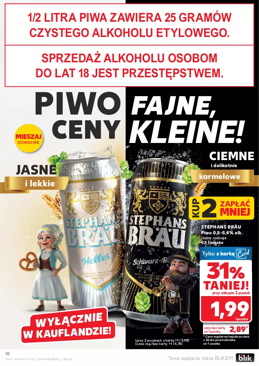 Gazetka promocyjna Kaufland - Gazetka tygodnia - ważna 12.06 do 17.06.2025 - strona 10 - produkty: Fa, Gra, Piwa, Piwo, Tera