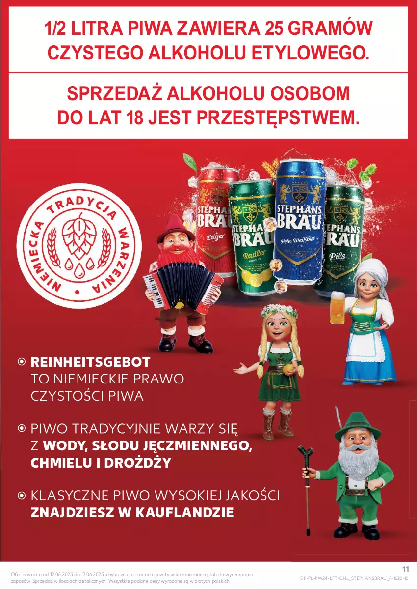 Gazetka promocyjna Kaufland - Gazetka tygodnia - ważna 12.06 do 17.06.2025 - strona 11 - produkty: Gra, Piwa, Piwo, Sok