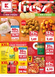 Gazetka promocyjna Kaufland - Gazetka tygodnia - Gazetka - ważna od 17.06 do 17.06.2025 - strona 1 - produkty: Piec, Warzywa, Kujawski, Stek, Kawa mielona, Kawa, Ziemniaki, Coca-Cola, Jacobs Krönung, Dr. Oetker, Pizza, Schab wieprzowy, Napój gazowany, Owoce, Jacobs, Grunt, Napój, Olej