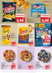 Gazetka promocyjna Kaufland - Gazetka tygodnia - Gazetka - ważna od 17.06 do 17.06.2025 - strona 41 - produkty: Lajkonik, Gry, Orzeszki, Cukier, Cukierki czekoladowe, Chrupki, Wawel, Dres, Lody, Galaretki, Popcorn, Crunchips, Lorenz, E. Wedel, Felix, Cukierki, Precelki, Orzeszki ziemne, Gala, Kakao, Mieszanka wedlowska, Fa