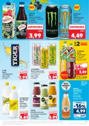Gazetka promocyjna Kaufland - Gazetka tygodnia - Gazetka - ważna od 17.06 do 17.06.2025 - strona 45 - produkty: Sok, Por, Tran, Tiger, Schweppes, Napój gazowany, Tymbark, Smoothie, Napój niegazowany, Napój, Nektar, Hortex