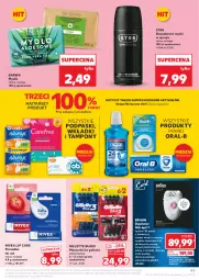 Gazetka promocyjna Kaufland - Gazetka tygodnia - Gazetka - ważna od 17.06 do 17.06.2025 - strona 49 - produkty: Gra, Depilator, Dezodorant, Str8, Tampony, Podpaski, Gillette, Mydło, Wkładki, Braun, Waga, Nivea