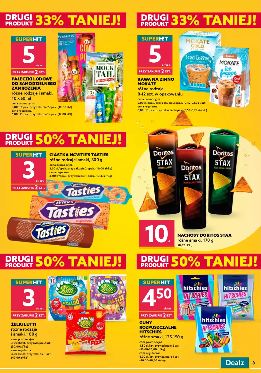 Gazetka promocyjna Dealz - NOWA GAZETKASETKI PRODUKTÓW TANIEJ! - ważna 27.07 do 09.08.2022 - strona 3 - produkty: Ciastka, Gra, Kawa, Magnez, Napój, Napój izotoniczny, Oshee, Piwa, Piwo