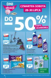 Gazetka promocyjna Auchan - Szkoła oszczędzania Temat PrzeTanie Kupowanie Hipermarkety - Gazetka - ważna od 03.08 do 03.08.2022 - strona 2 - produkty: Cillit Bang, Sonko, Rolki, Hulajnoga, Waga
