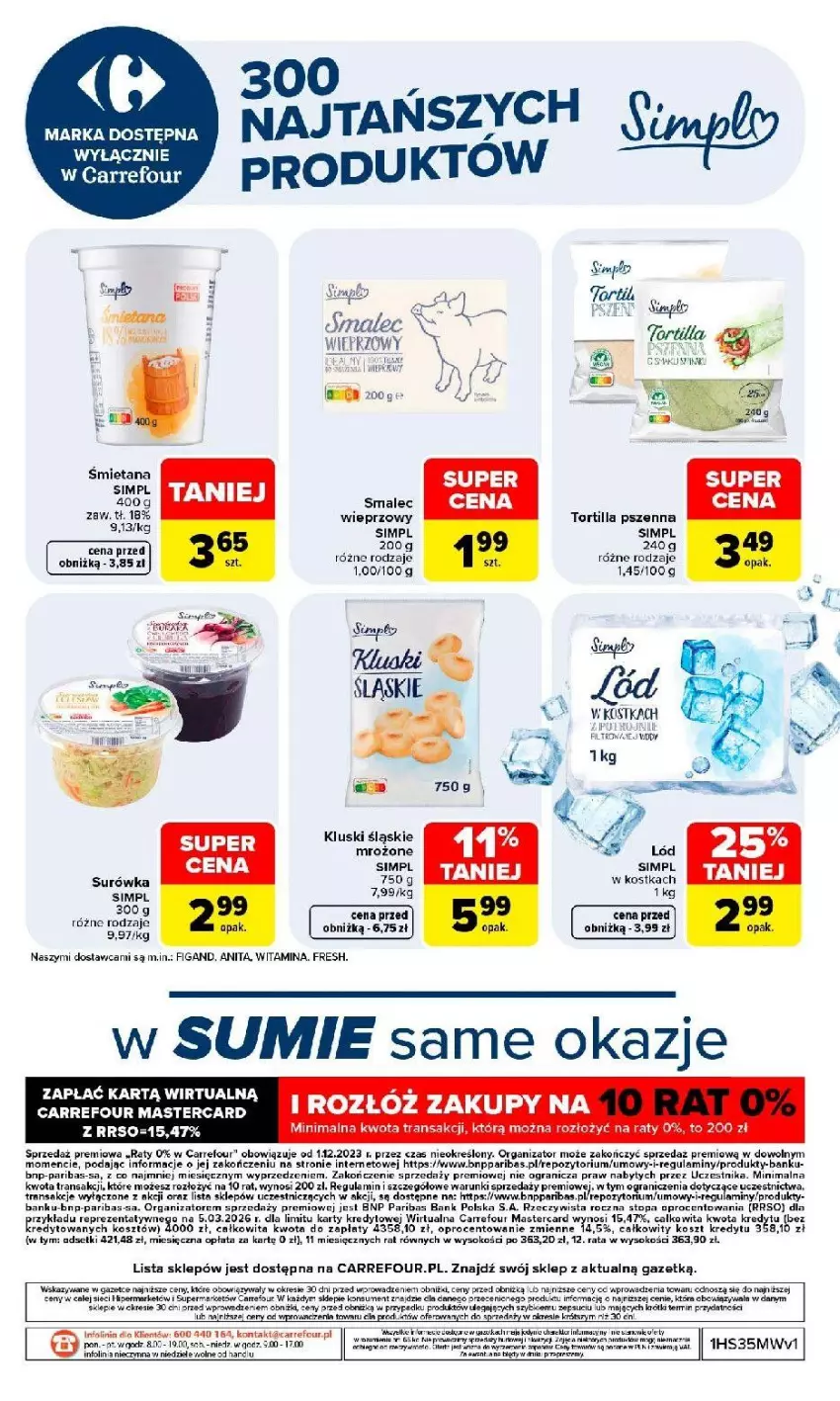 Gazetka promocyjna Carrefour - Gazetka Produkt Carrefour w SUMIE najlepsza jakość i cena - ważna 24.08 do 05.09.2026 - strona 27 - produkty: Fa, Gra, Kosz, Sok, Surówka, Top, Tortilla, Tran