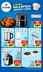 Gazetka promocyjna Carrefour - Gazetka Produkt Carrefour w SUMIE najlepsza jakość i cena - Gazetka - ważna od 05.09 do 05.09.2026 - strona 18 - produkty: Ser, Gra, Blender, Maszynka do mielenia, Czajnik, Mikser, Szynka, Mikser ręczny, Maszynka, Płyta, HP, Fa