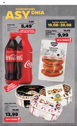Gazetka promocyjna Netto - Artykuły spożywcze - Gazetka - ważna od 24.08 do 24.08.2022 - strona 4 - produkty: Jogurt, Coca-Cola, Lody, Owoce, Kiełbasa, Kiełbasa śląska
