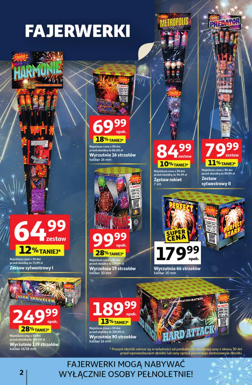 Gazetka promocyjna Auchan - Sylwestrowe Okazje - ważna 27.12 do 31.12.2025 - strona 2 - produkty: Fa, Strzałów, Wyrzutnia