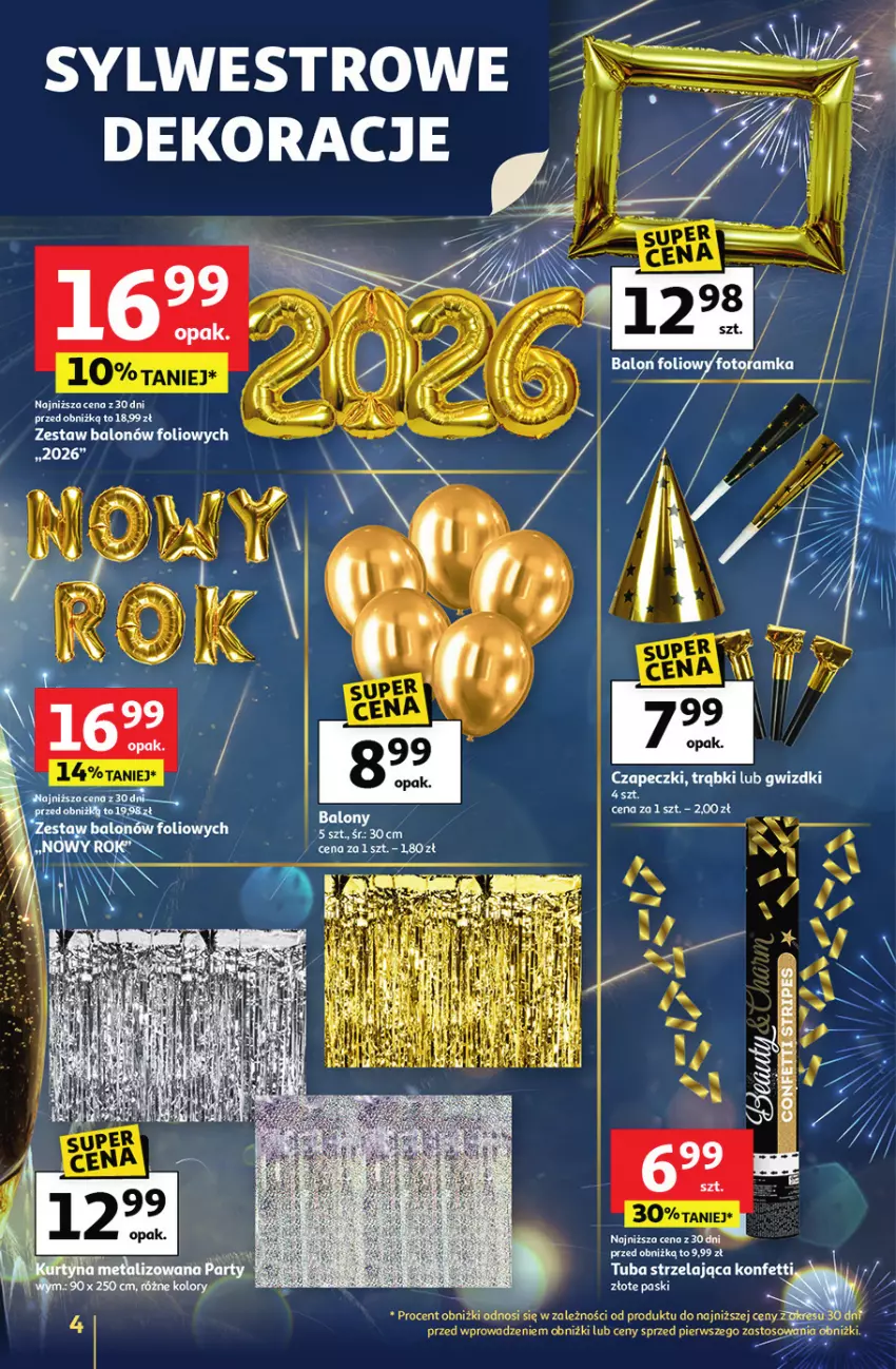 Gazetka promocyjna Auchan - Sylwestrowe Okazje - ważna 27.12 do 31.12.2025 - strona 4