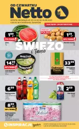 Gazetka promocyjna Netto - Od Czwartku - Gazetka - ważna od 16.08 do 16.08.2025 - strona 1 - produkty: Piwa, Piwo, Gra, Papier, Dallmayr, Kawa mielona, Kawa, Coca-Cola, Papier toaletowy, Lody, Napój gazowany, Foxy, Fanta, Arbuz, Sprite, Harnaś, Napój, Fa