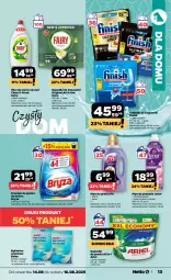 Gazetka promocyjna Netto - Od Czwartku - Gazetka - ważna od 16.08 do 16.08.2025 - strona 13 - produkty: Płyn do prania, Gin, Do mycia naczyń, Oral B, Finish, Tablet, Proszek do prania, Płyn do mycia naczyń, Lack, Płyn do płukania, Rękawice, Fairy, Płyn do mycia, Zmywarki, Flora, Bryza, Ariel, Kapsułki do prania, Tabletki do zmywarki, Lenor, Fa