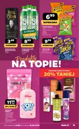 Gazetka promocyjna Netto - Od Czwartku - Gazetka - ważna od 16.08 do 16.08.2025 - strona 15 - produkty: Ketchup, Cheetos, Top, Sól, Gin, Chipsy, Chrupki, Pizza, Napój gazowany, Sól do kąpieli, Napój