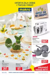 Gazetka promocyjna Makro - [Oferta promocyjna] Artykuły przemysłowe - Gazetka - ważna od 03.04 do 03.04.2021 - strona 1 - produkty: Robot planetarny, Garnek, Robot, Patelnia, Obrus, Rondel