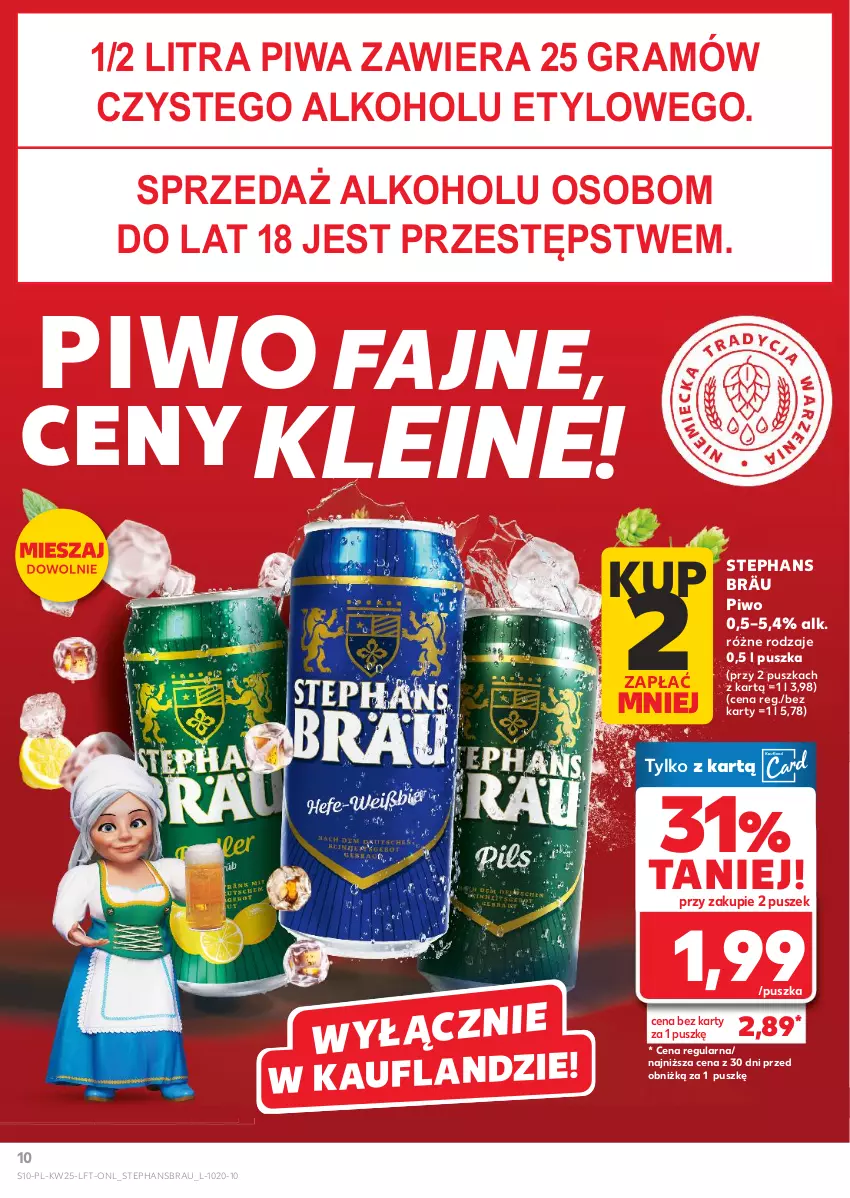 Gazetka promocyjna Kaufland - Gazetka tygodnia - ważna 18.06 do 25.06.2025 - strona 10 - produkty: Fa, Gra, Piwa, Piwo