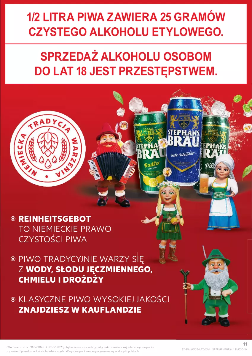 Gazetka promocyjna Kaufland - Gazetka tygodnia - ważna 18.06 do 25.06.2025 - strona 11 - produkty: Gra, Piwa, Piwo, Sok