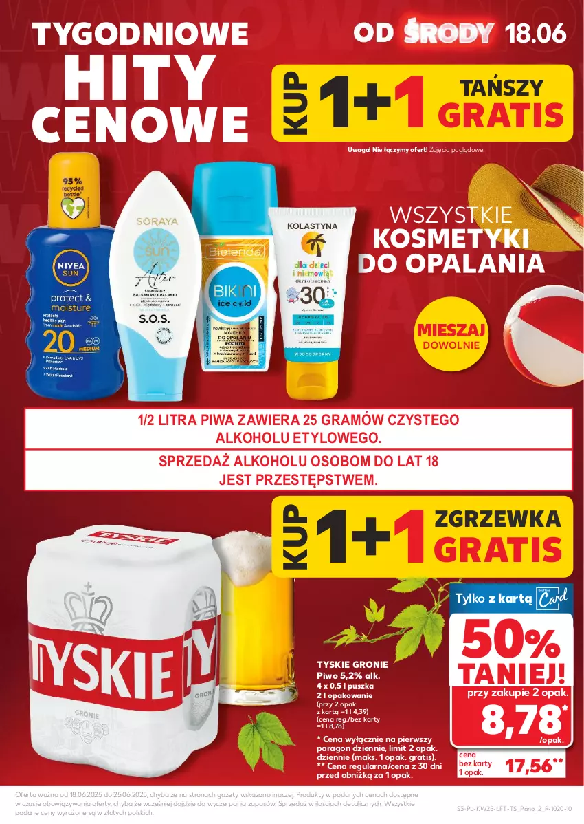 Gazetka promocyjna Kaufland - Gazetka tygodnia - ważna 18.06 do 25.06.2025 - strona 3 - produkty: Gra, Piwa, Piwo, Tyskie, Waga