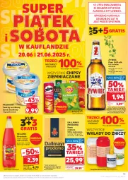 Gazetka promocyjna Kaufland - Gazetka tygodnia - Gazetka - ważna od 25.06 do 25.06.2025 - strona 13 - produkty: Piwa, Piwo, Ser, Gra, Twaróg, Président, Chipsy, Dallmayr, Kawa mielona, Kawa, Serek, Oranżada, Hellena, Znicz, Waga