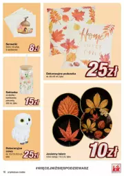 Gazetka promocyjna Kik - Gazetka - ważna od 29.09 do 29.09.2024 - strona 8 - produkty: Ser, Serwetki, Talerz, Szklanka, Poduszka