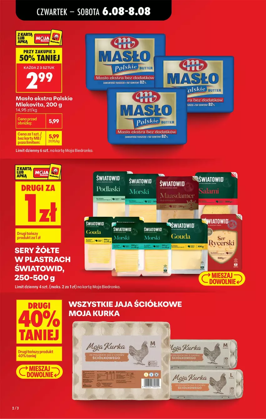 Gazetka promocyjna Biedronka - Od Czwartku - ważna 06.08 do 08.08.2026 - strona 2 - produkty: Fa, Gouda