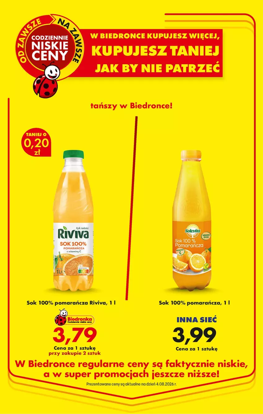 Gazetka promocyjna Biedronka - Od Czwartku - ważna 06.08 do 08.08.2026 - strona 23 - produkty: Fa, Sok